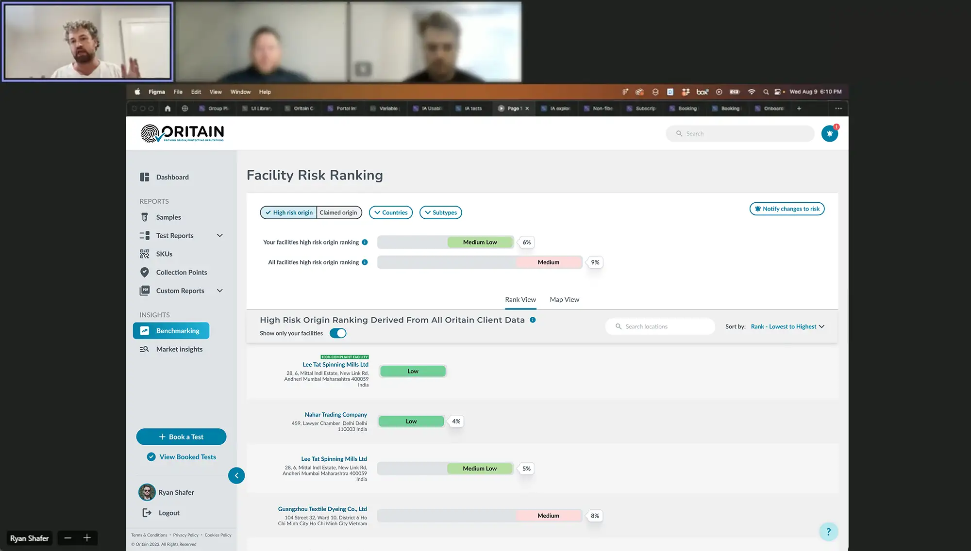 A remote usability and co-design session where I tested a clickable prototype with clients—turning their feedback into actionable design refinements.